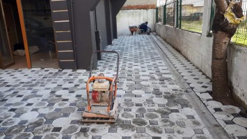 Sekizgen Parke Taşı Uygulaması